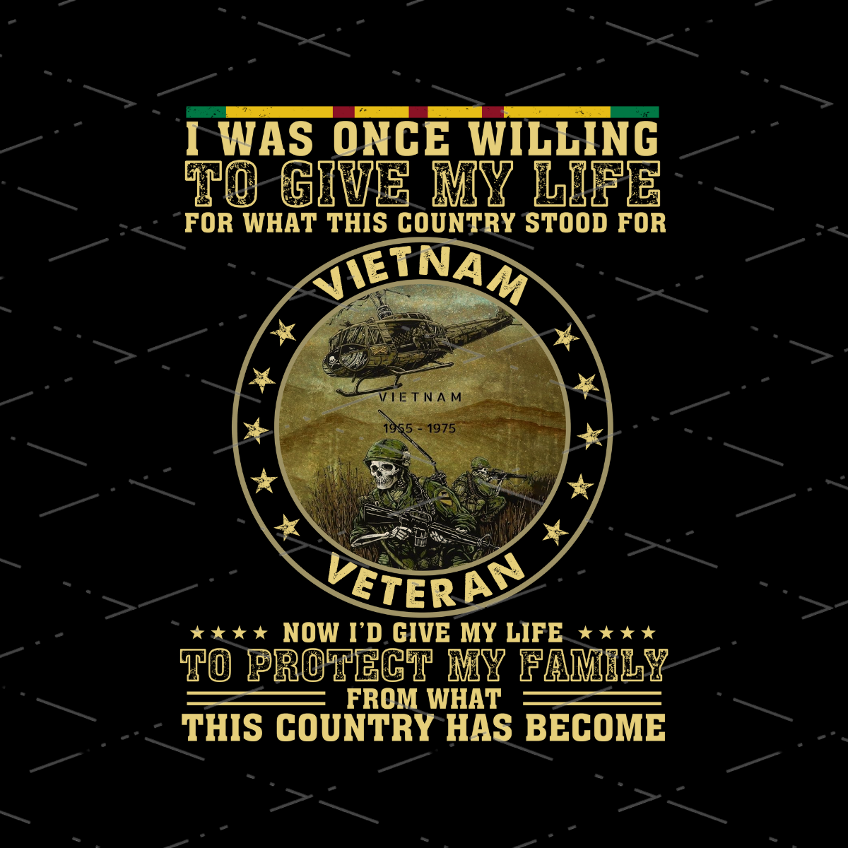 Vietnam Veteran sublimation printer