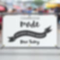 Example of a printed banner
