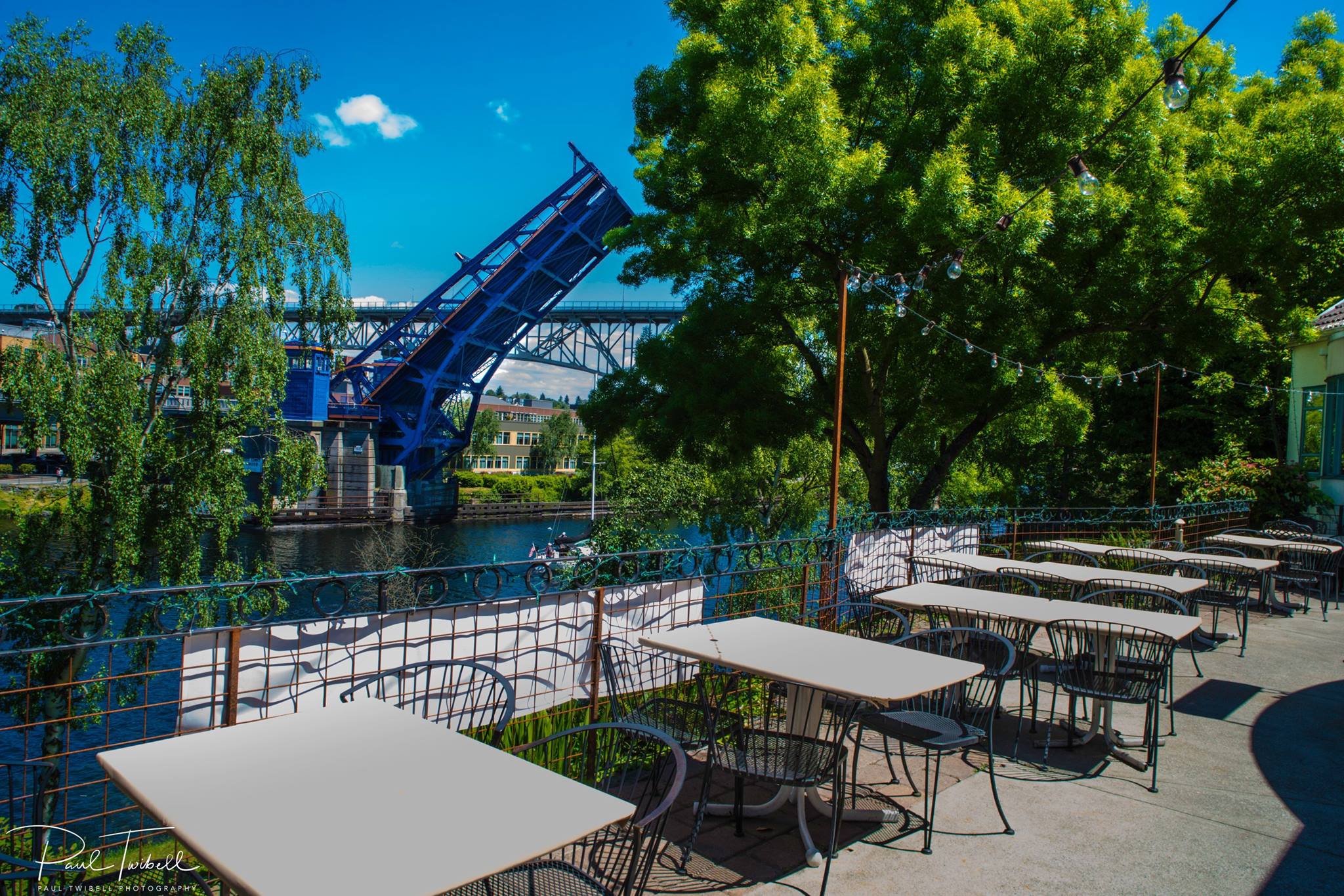 The view of Fremont Bridge