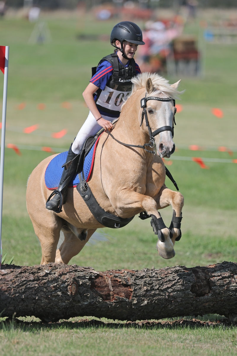 ABOVE: Grade five winner Emma Robertson and Wyann Touch of Class. Picture: DEREK O’LEARY