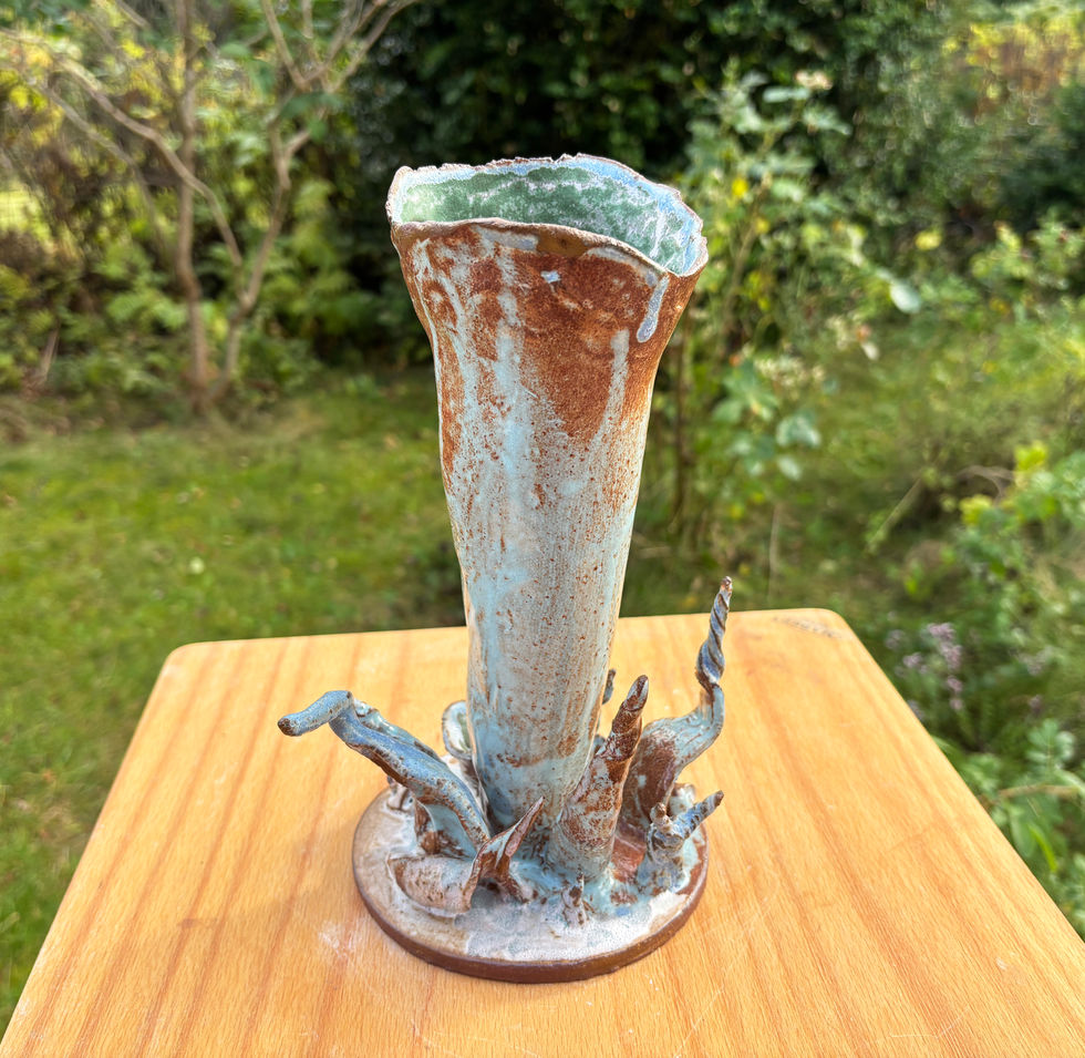 Vase on a Spiky Foot