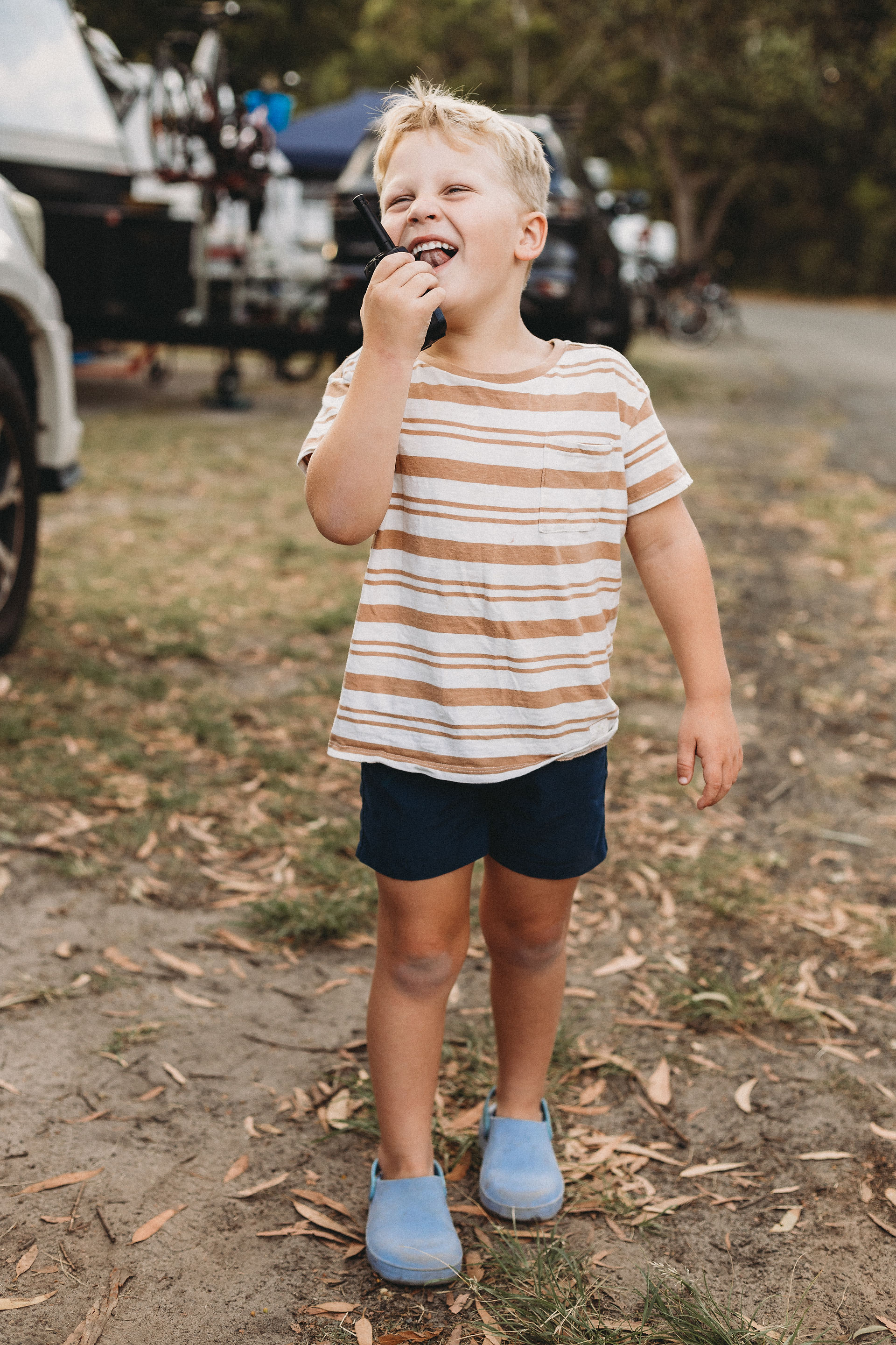 boy camping 