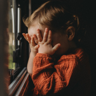 little girl playing 