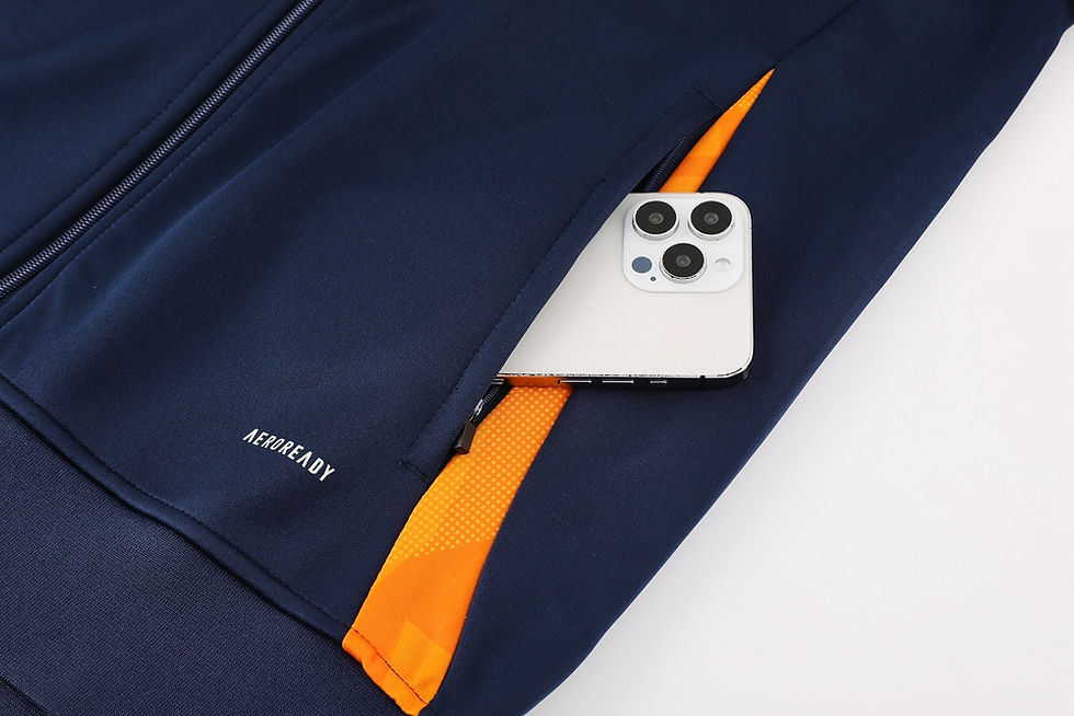 Thumbnail: Real Madrid 24/25 Dark Blue/orange Tracksuit.
