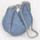 Thumbnail: Vegan Denim Leather Chain Crossbody Bag