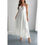 Thumbnail: Solid Halter Muse Tiered Ruffle Long Dress
