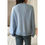 Thumbnail: Solid Round Neck Knit Loose Sweater