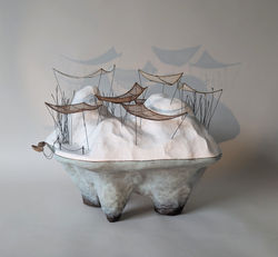 Isabelle Bonte Exposition Sculptures Galerie Florence B.
