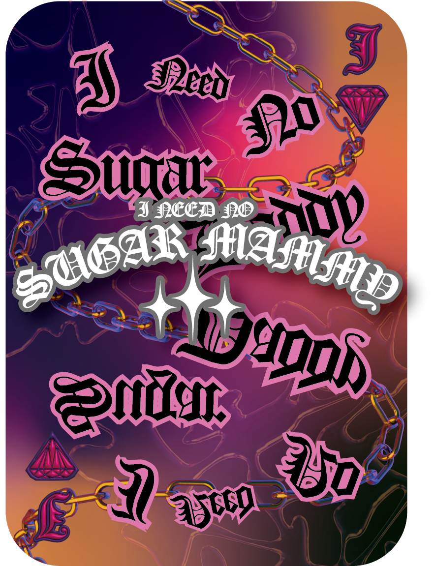 Thumbnail: 《甜心老爹》 “I NEED NO SUGAR DADDY” 襟章 SET