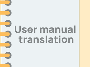 User Manual Translation