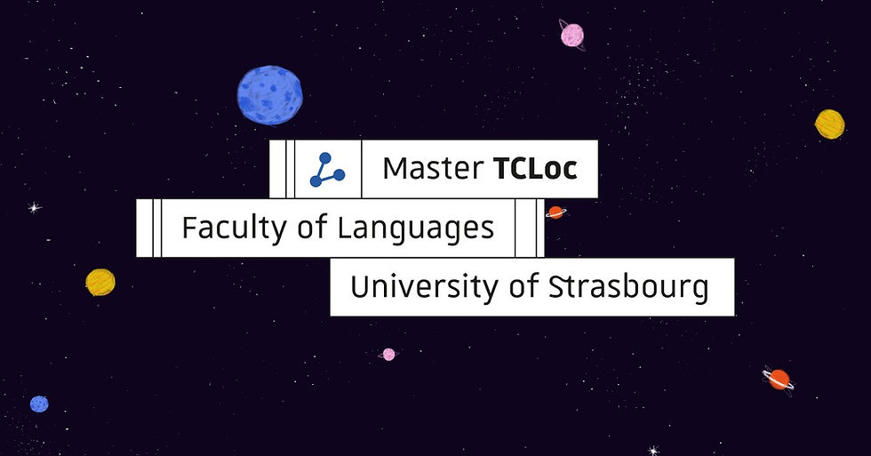 Master TCLoc faculty of languages University of Strasbourg