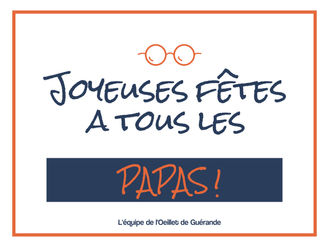 La fête des papas c'est aujourd'hui ! 💙👔