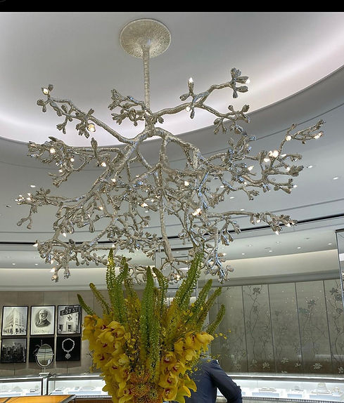 Tiffany Chandelier_ commissioned by Michele Oka Doner and Gilding NYC