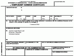 commercial pilot