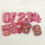 Thumbnail: Pink Tuitti Fruitti Resin Numbers (0-9)