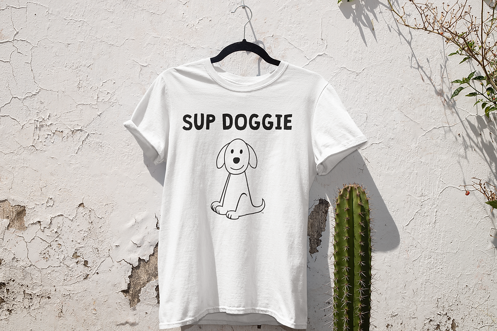 Thumbnail: Sup Doggie Original Tee - Black