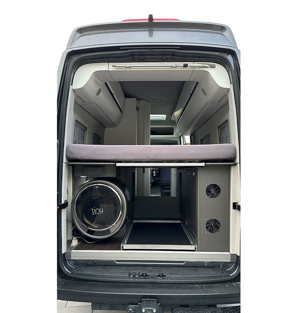 Miniatyrbild: tinyWASH WT-1-EU-S tvättmaskin, SILVERGRÅ/KROM