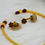 Thumbnail: Red Kempu Stone Necklace with Jhumkas