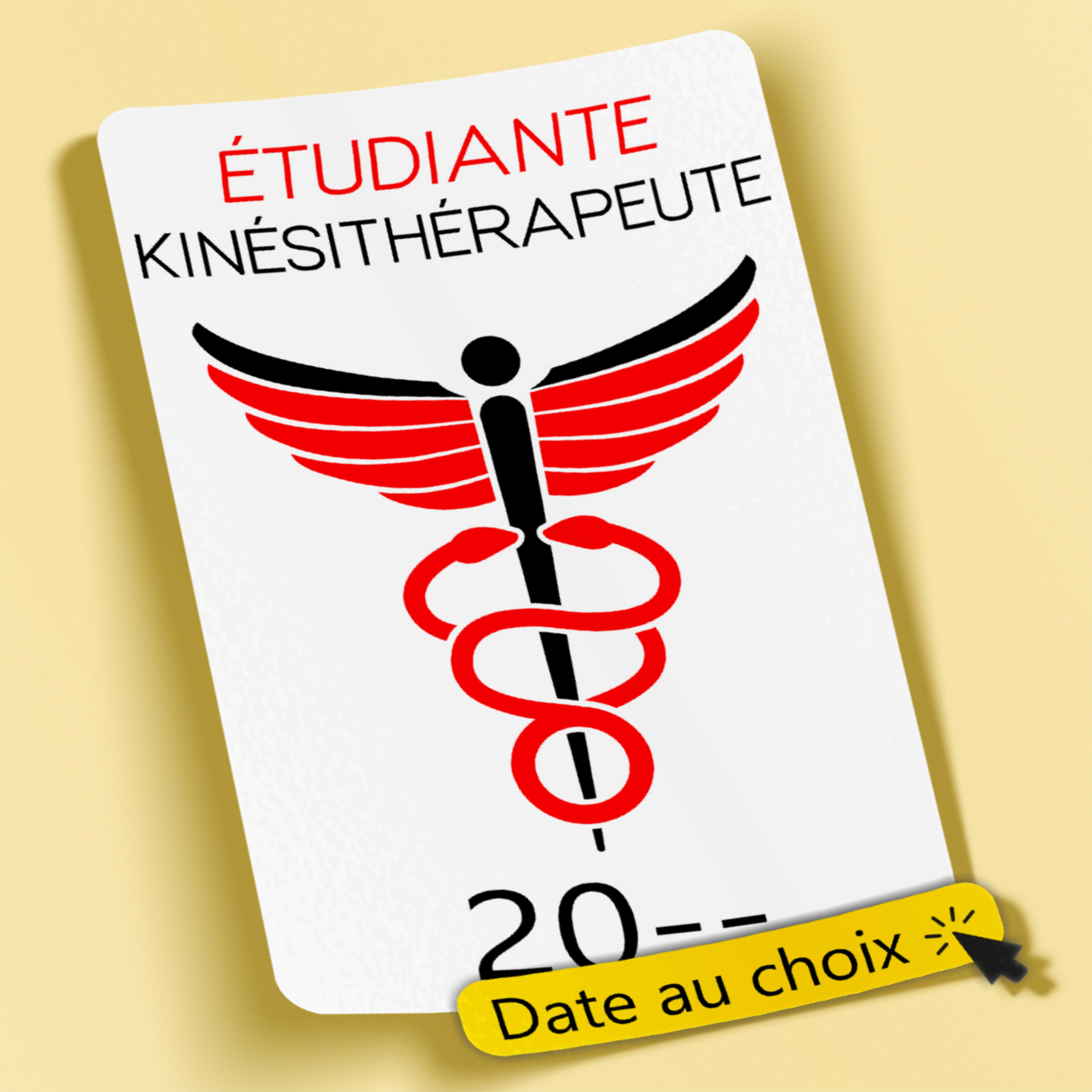 Caducée Étudiante Kinésithérapeute