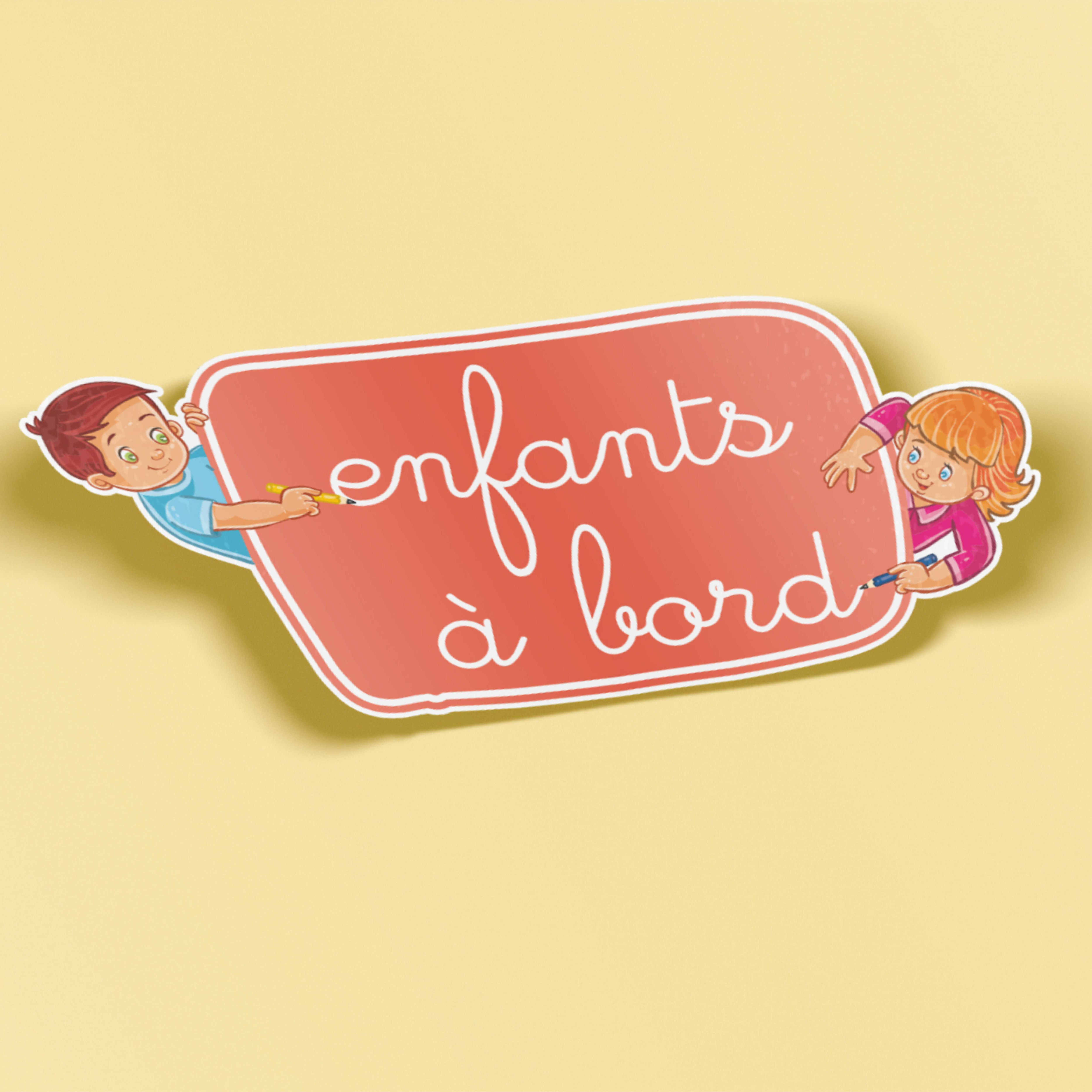 SC - Sticker / Autocollant Enfants à Bord 