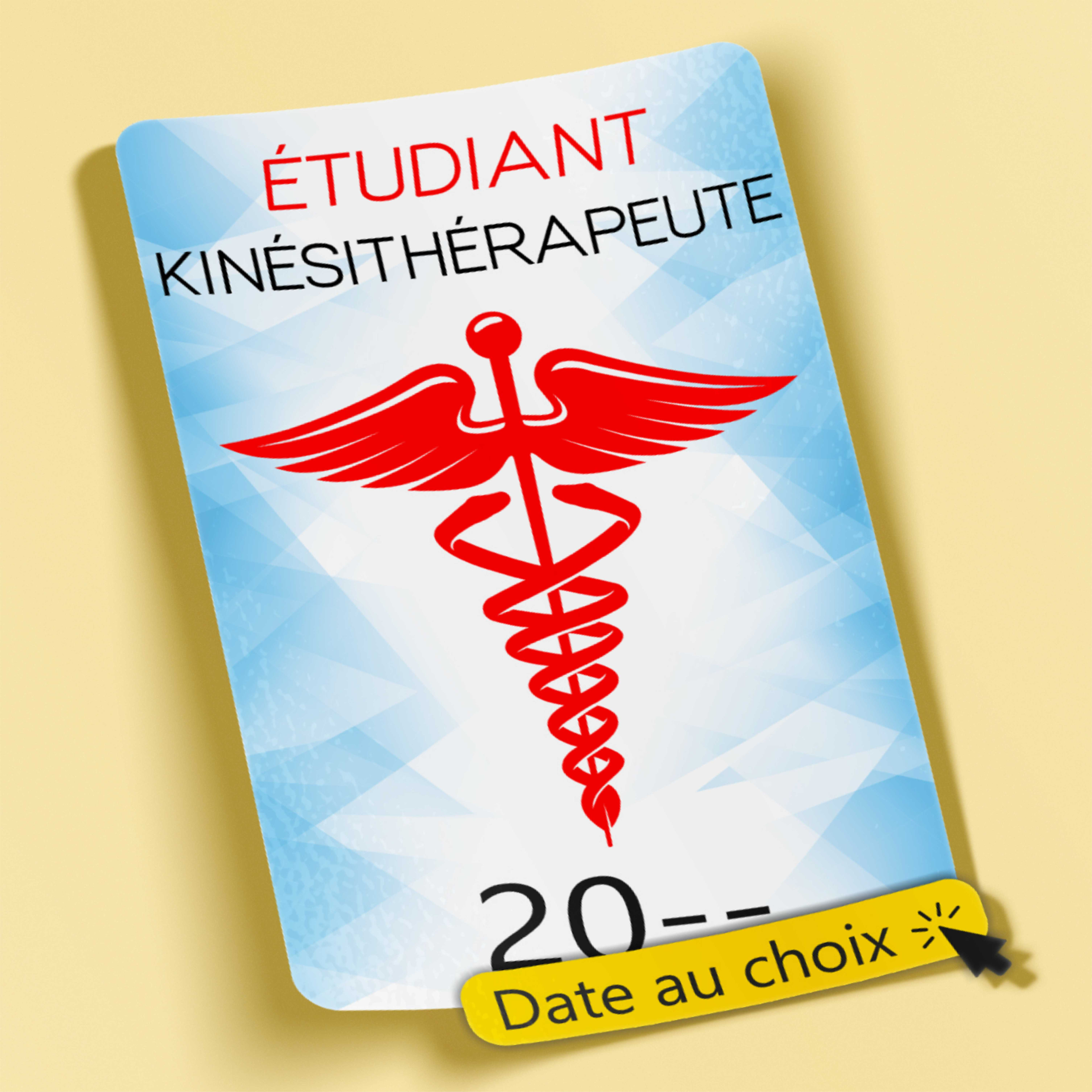Caducée Étudiant Kinésithérapeute 