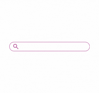 A search bar with words typing to represent content research service included in the Newrite creative and content monthly subscription.
