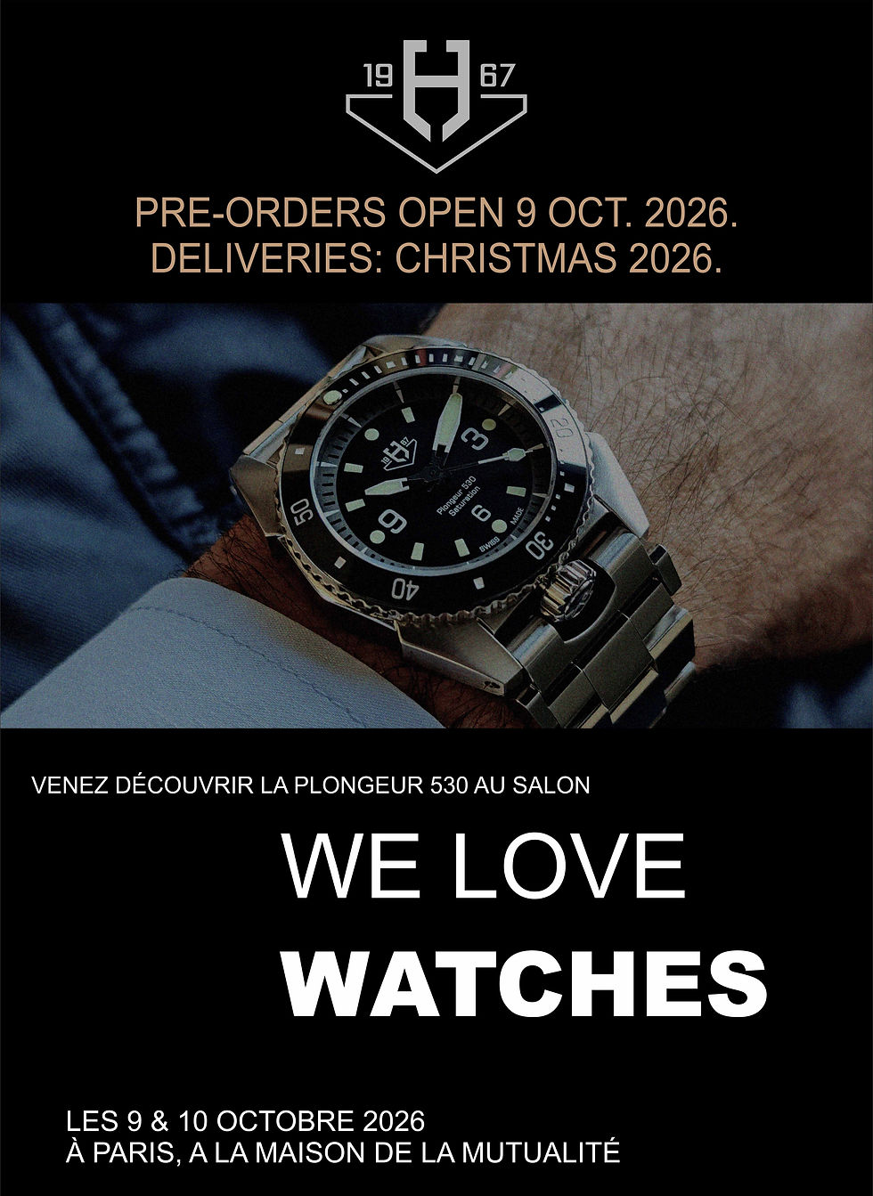 DIVER 530 — Pre-orders open October 9th