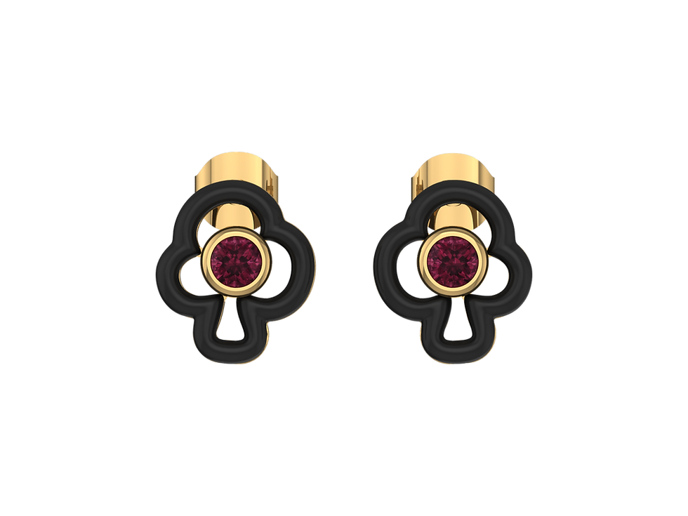 Club Earrings - Queen of my Heart Collection