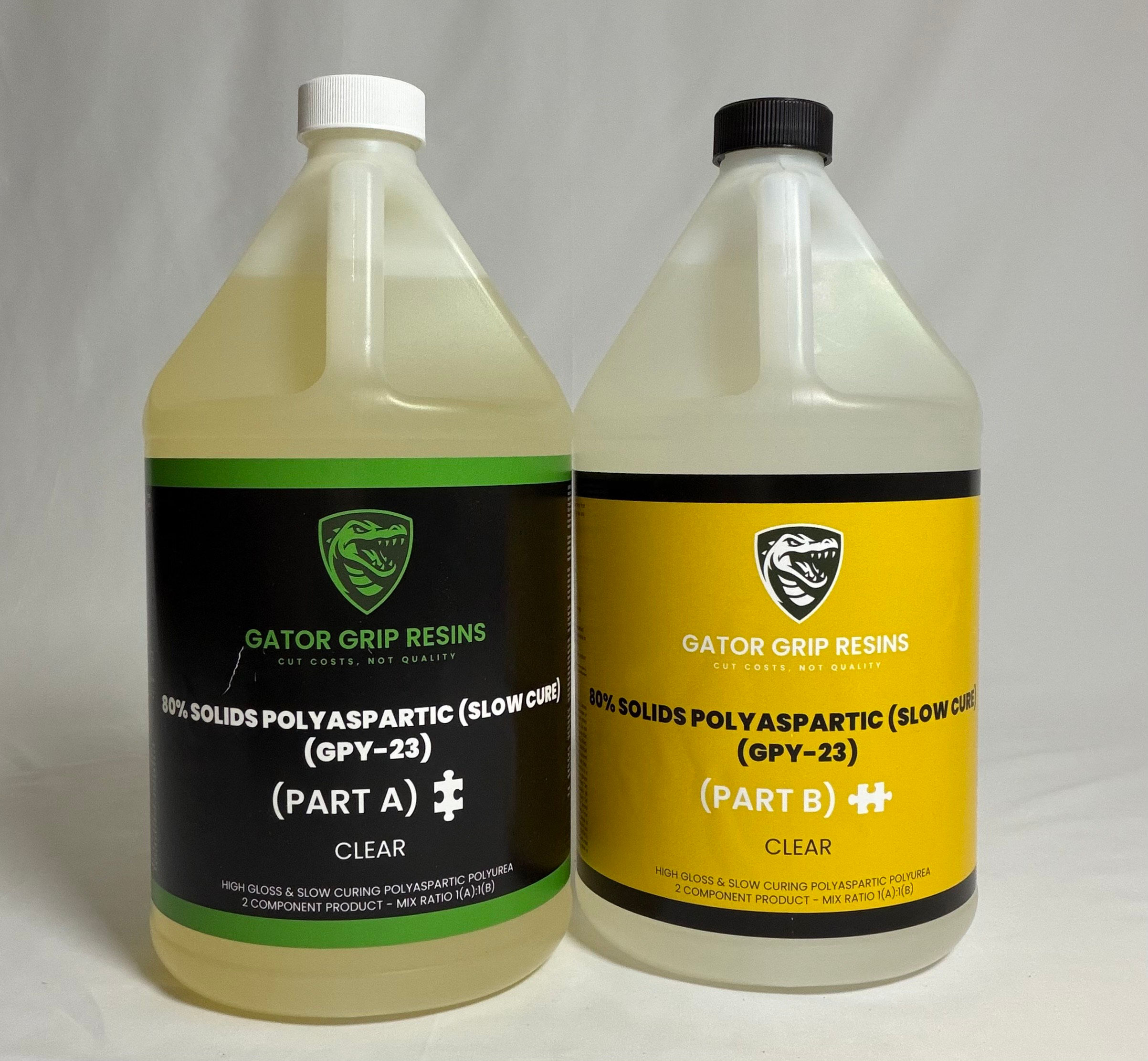 80% Solids Polyaspartic (Slow Cure)