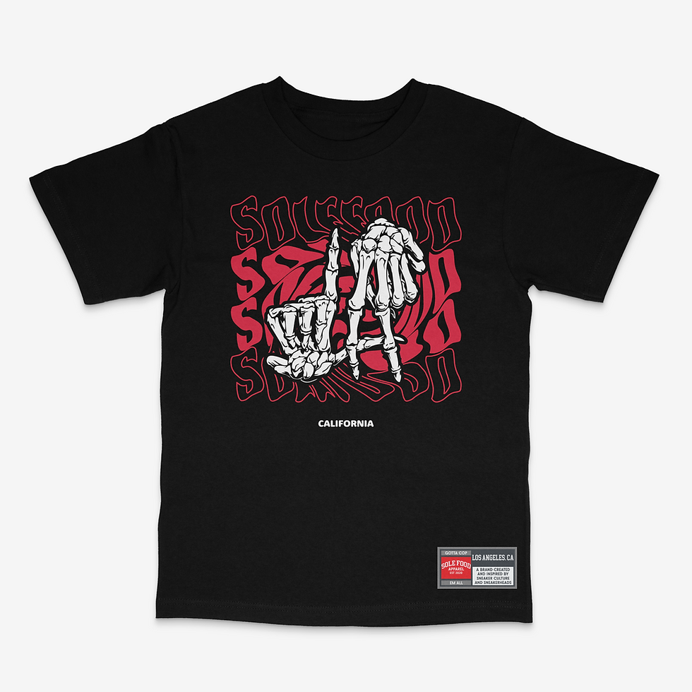 Solefood LA Bones tee