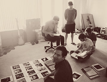 Tim Cantor with Imagine Dragons in Las Vegas Studio