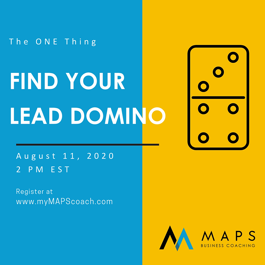 Find Your Lead Domino - Sue Vencill