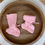 Thumbnail: Baby Pink Knitted Booties