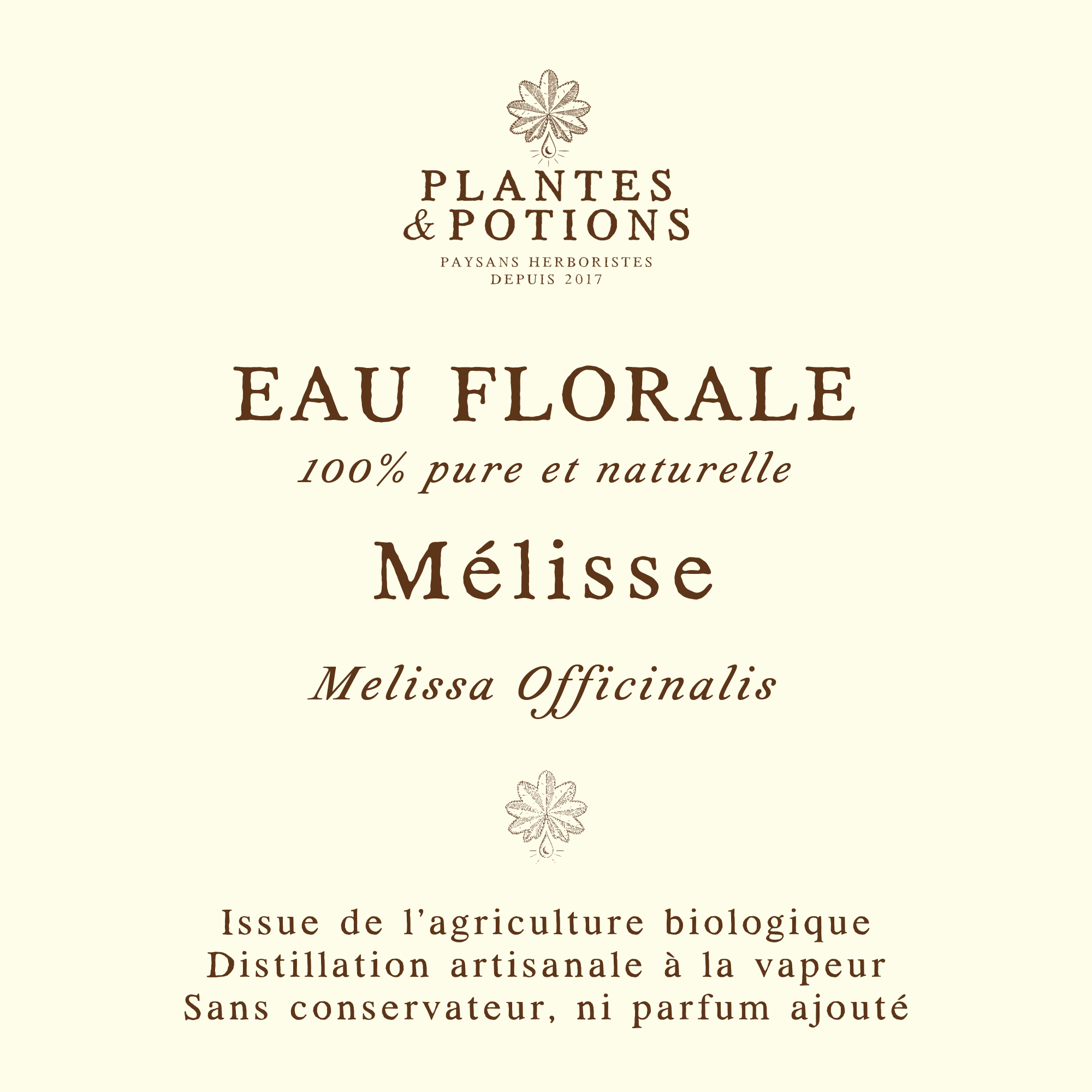 Eau de Mélisse | Melissa Officinalis