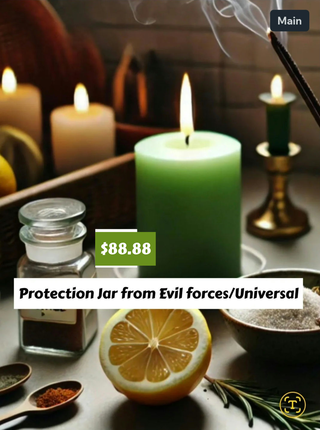 Spiritual protection jar from dark magic 