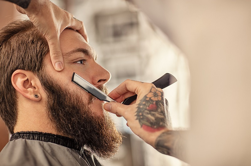 Barber Cuts Beard