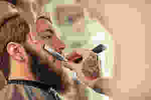 Barber Cuts Beard