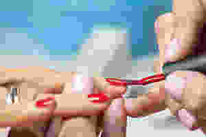 Painting Nails Red nail training courses orlando fl