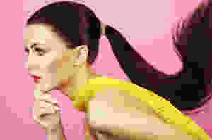 Low ponytail hairstyle