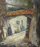 l'angolo dei ricordi(2012) - olio su tela - cm 60x70 - segnalato al 1° Concorso di pittura