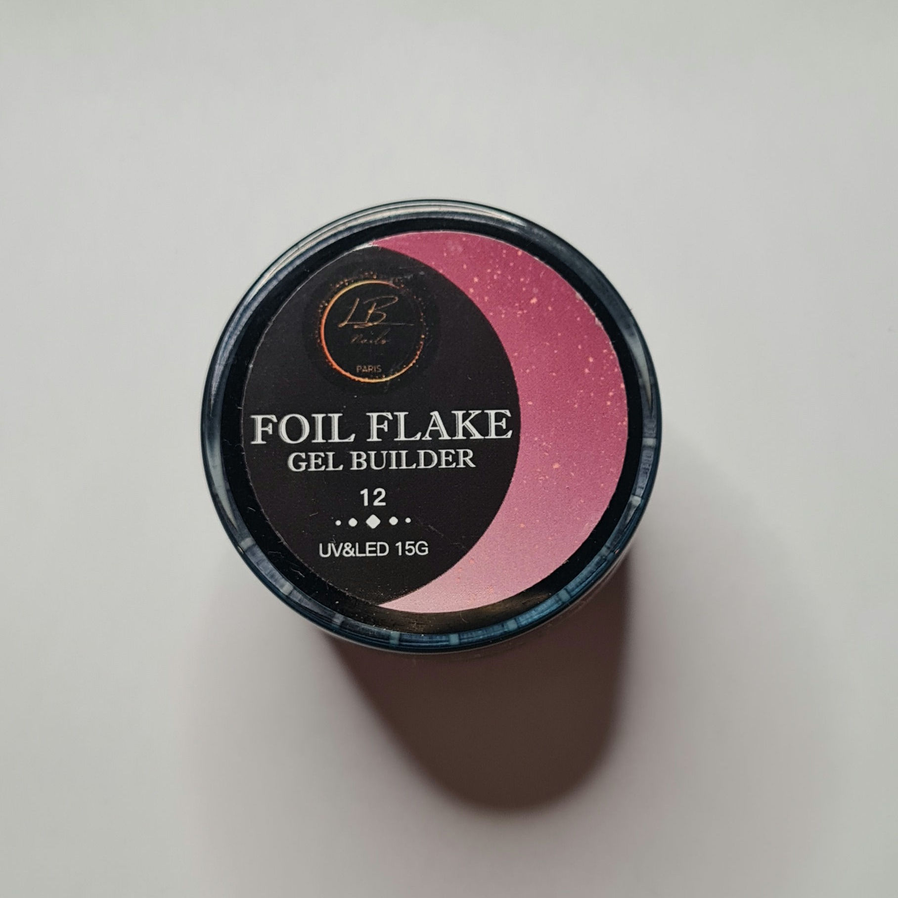 Flakes builder Gel 15G #12 framboise