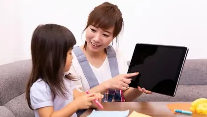 1対1でipadやパソコンなどのICT活用で課題解決