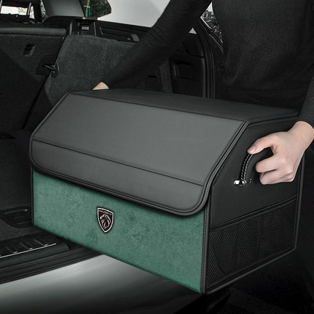 Miniatura: Skórzany organizer do bagażnika logo Peugeot new 50 x 31 x 31