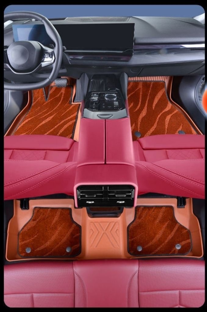 Miniatura: Dywanik TPE+ skóra PU dwowarstwowe do AUDI Q5/Q5L