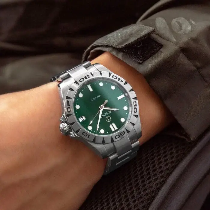 Miniatura: URBAN DATE(STEEL)- 3-Hand Hi-beat(28,800 bph) with 72 Hrs Power-reserve Automati