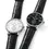 Miniatura: ELEGANT II - Swiss Quartz Movement Watch | Silver & Black Dial