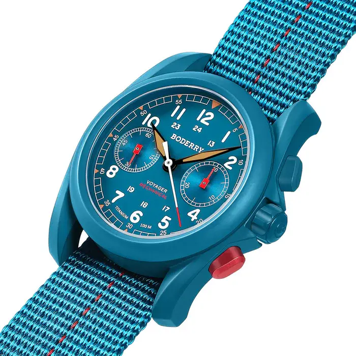 Miniatura: VOYAGER Chronograph - Titanium Mechanical Field Watch, 100M Water Resistant | Ce