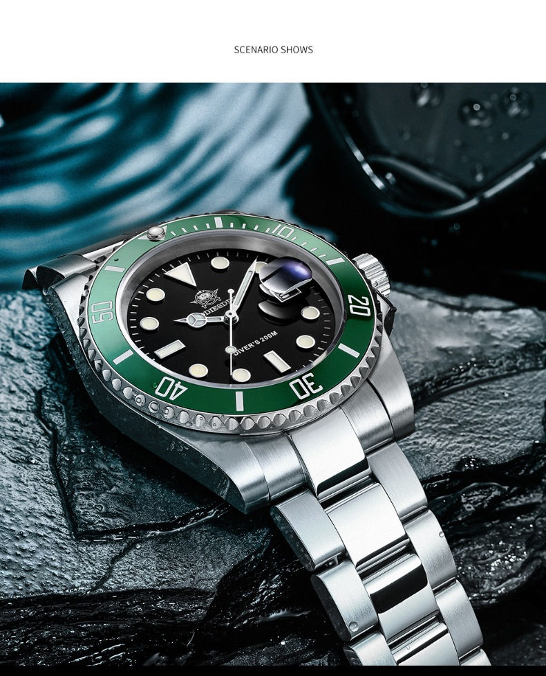 Miniatura: Zegarek kwarc ADDIESDIVE "Submariner" Starbucks