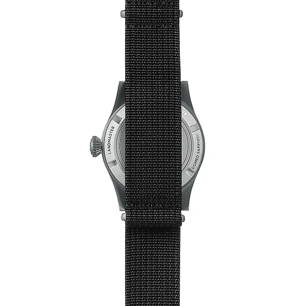 Miniatura: LANDMASTER – Wodoodporny, tytanowy, automatyczny zegarek terenowy do 100 m | Cza