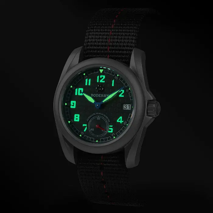 Miniatura: VOYAGER Chronograph - Titanium Mechanical Field Watch, 100M Water Resistant | Gr